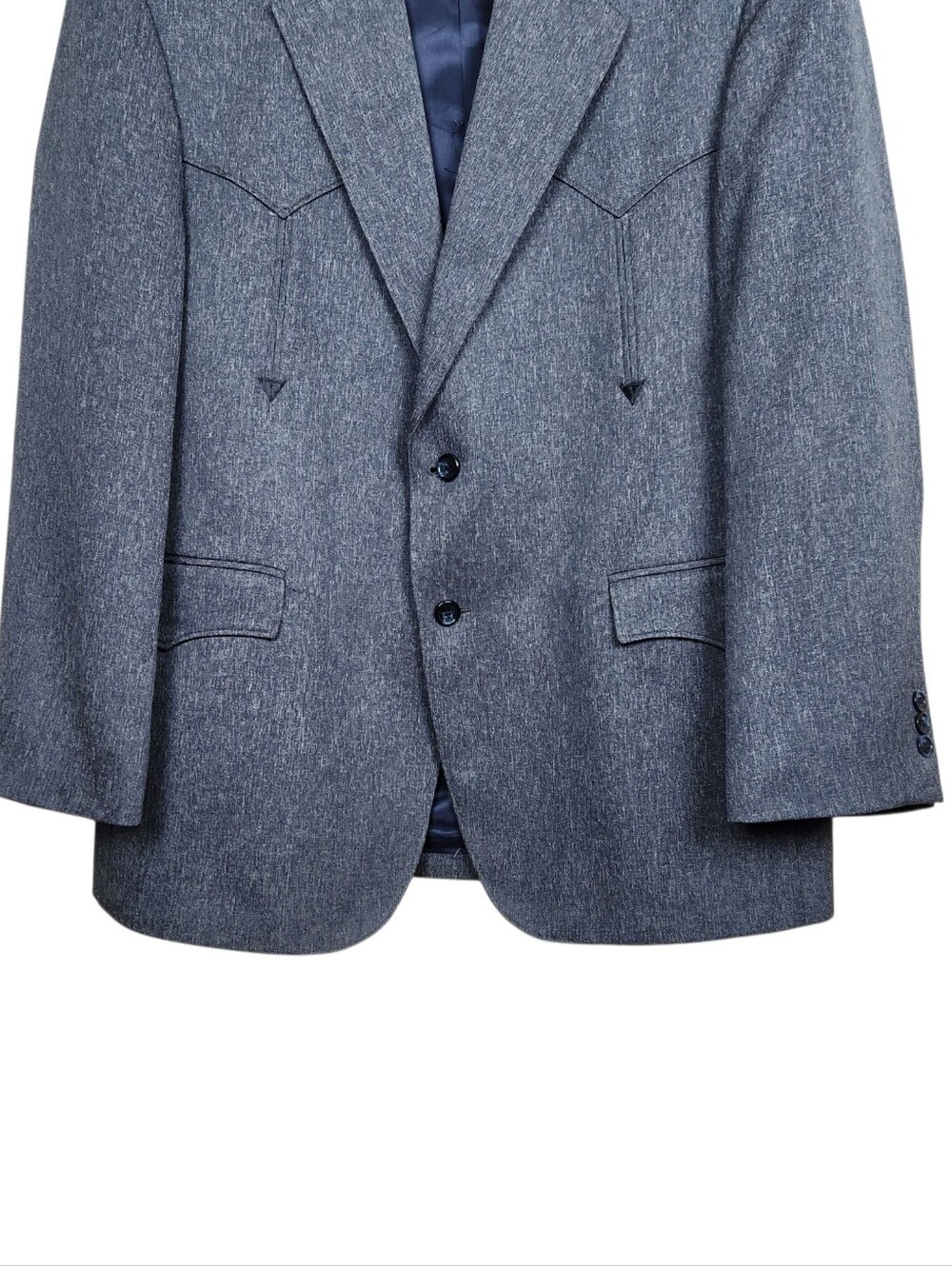 Circle S Dallas NWT Western Styling Sportcoat Dinner Jacket Blazer Mens Size 46R - Picture 4 of 13